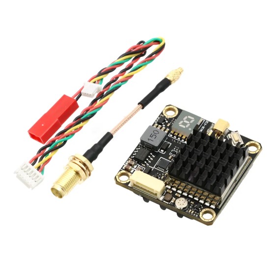 Émetteur vidéo 5.8G AKK 2W VTX FX2-Dominator émetteur audio 250mW/500mW/1000mW/2000mW commuté 5.8Ghz 40CH pour drone de course